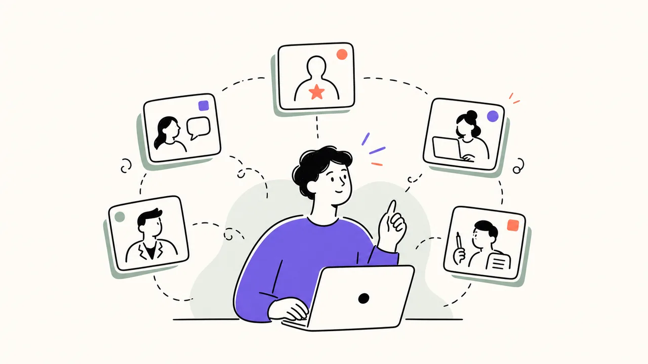 Иллюстрация к блоку о разных ролях пользователей Постимли